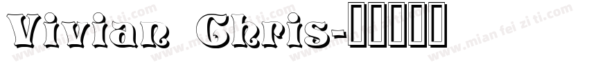 Vivian Chris字体转换